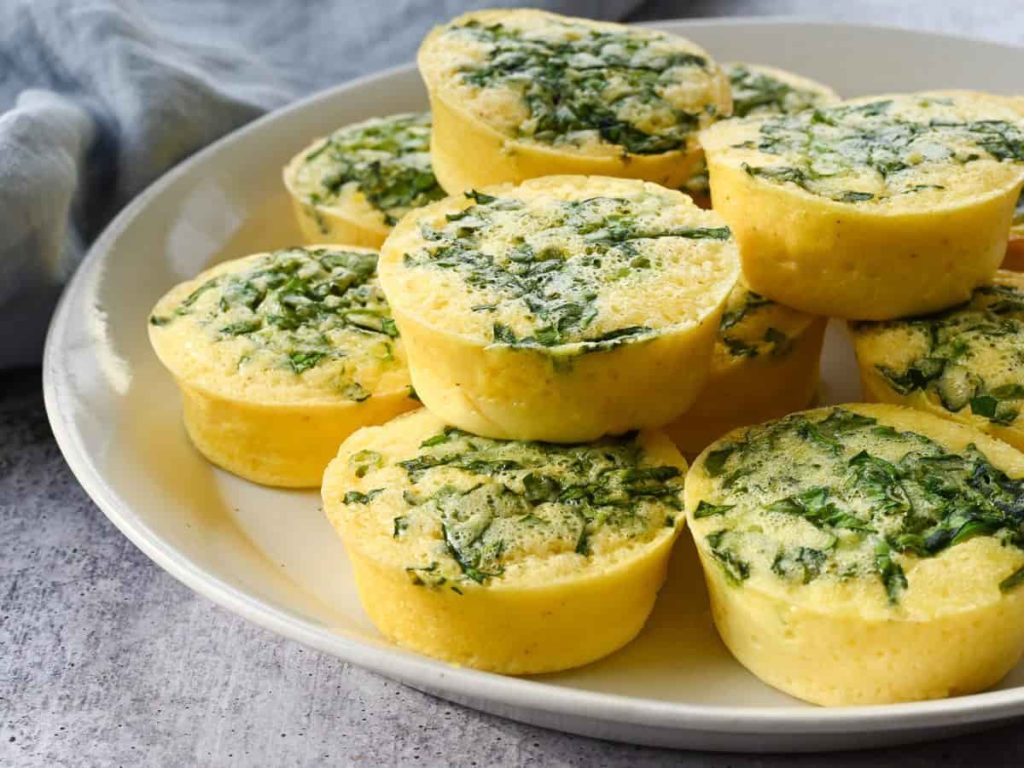 spinach egg bite picture