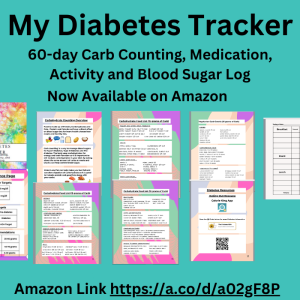 My Diabetes Tracker: 60-day Carb, Med, Activity and Blood Sugar Log Book