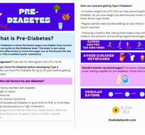 Copy of Pre-Diabetes Handout